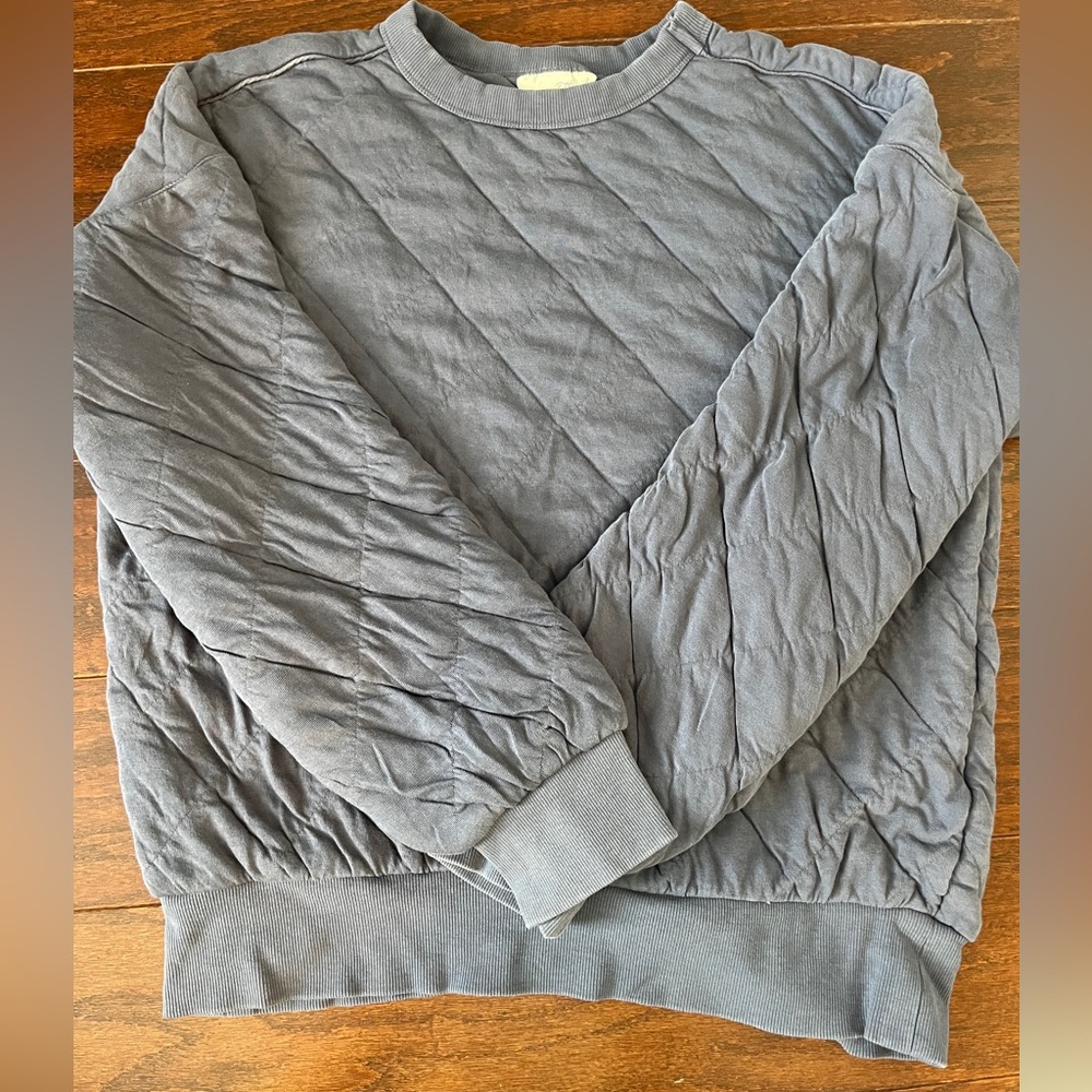 Universal Thread Quilted Navy Pullover Size XS